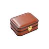 PU Leather Lockable Jewelry Box Lockable Jewelry Storage Case Portable Jewelry Case  Girls
