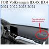 FOR Volkswagen ID.4X ID.4 -2024 Car Dash Mat Dashmat Dashboard Mat Cover Sun Shade Dash Board Cover Carpet Accessories