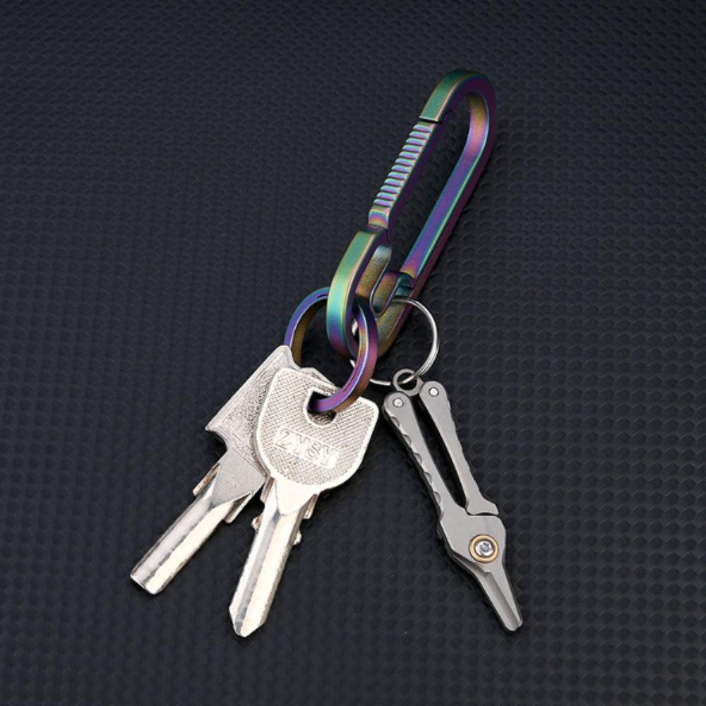 Mini Unisex Nose Hair Trimmer Silver Beard Trimming Titanium Alloy Scissors  Outdoor Tool