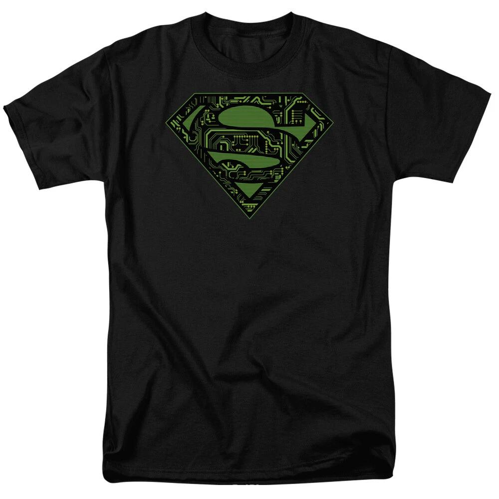 Superman  Circuits Shield  T-Shirt - Regular or Tank - to 6X M