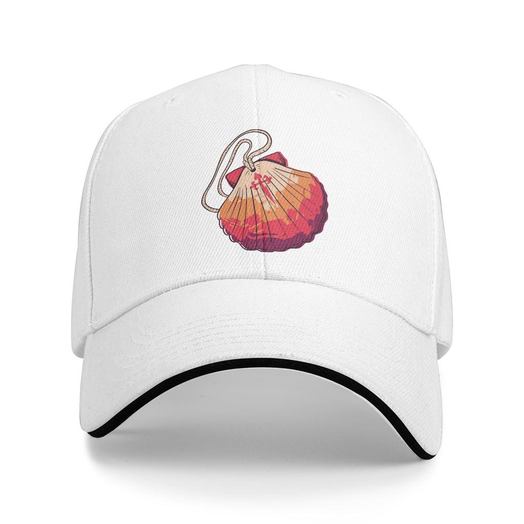 Camino De Santiago Sandwich Cap Unisex OutdoorBaseball Caps Shells Sandwich Hat Adjustable Snapback Caps Sun Hats Autumn Hat