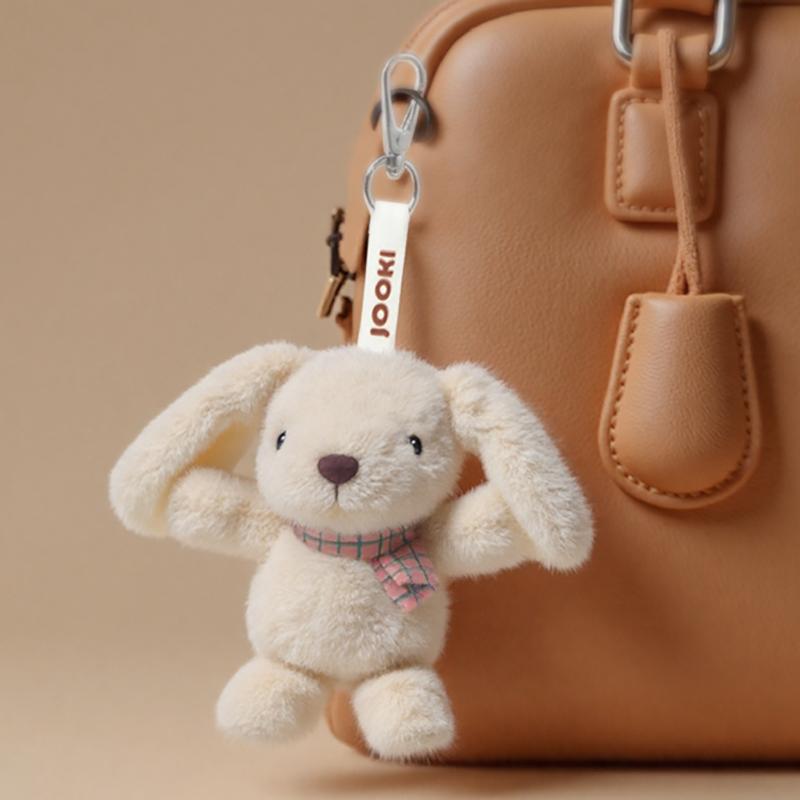 Treasuringu Mini Plush Toy Pendant Cute Cartoon Animals Stuffed Dolls Key Chain Soft Bag Pendant Birthday Gifts
