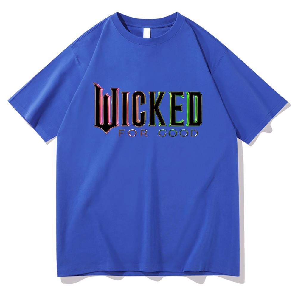 2025 MovieWicked for Good T Shirt Retro WomenUnisex Clothing Cotton Clothes Graphic Tops for Lover Gifts Hight Quality T Shirts