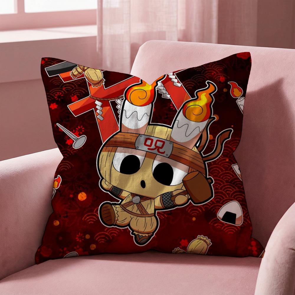 Cartoon P-PepoyoS Cushion Cover Multi-Scene Pillow Cover for Home & Car - Reversible, Soft & Durable for Daily Use