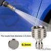 High Pressure Water Gun Interface Washing Nozzle Stainless Steel Shower Blades 1/4 Quick Connect Wash Cars Garden Urban Tool