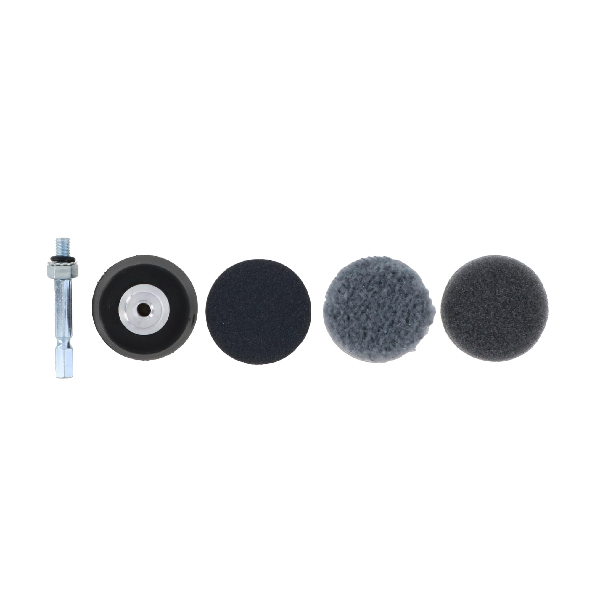 

Takagi EARTH MAN Magic Touch 38mm Cleaning Set with Back Pad Hex Velcro Compatible with Drill Impact and Flexible Shafts RPM Ideal for Rust Sink Water