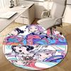 1pc KPop Demon Hunters10 Design Printed Area Round Carpet for Bedroom Living Room Home Decor Rugs Mat Non Slip Mat Rug for Bedside