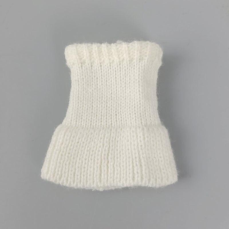 

Белый вязаный теплый свитер юбка для куклы Барби одежда А-силуэта наряды для куклы Блайз 1/6 BJD аксессуары для кукол DIY детская игрушка белый