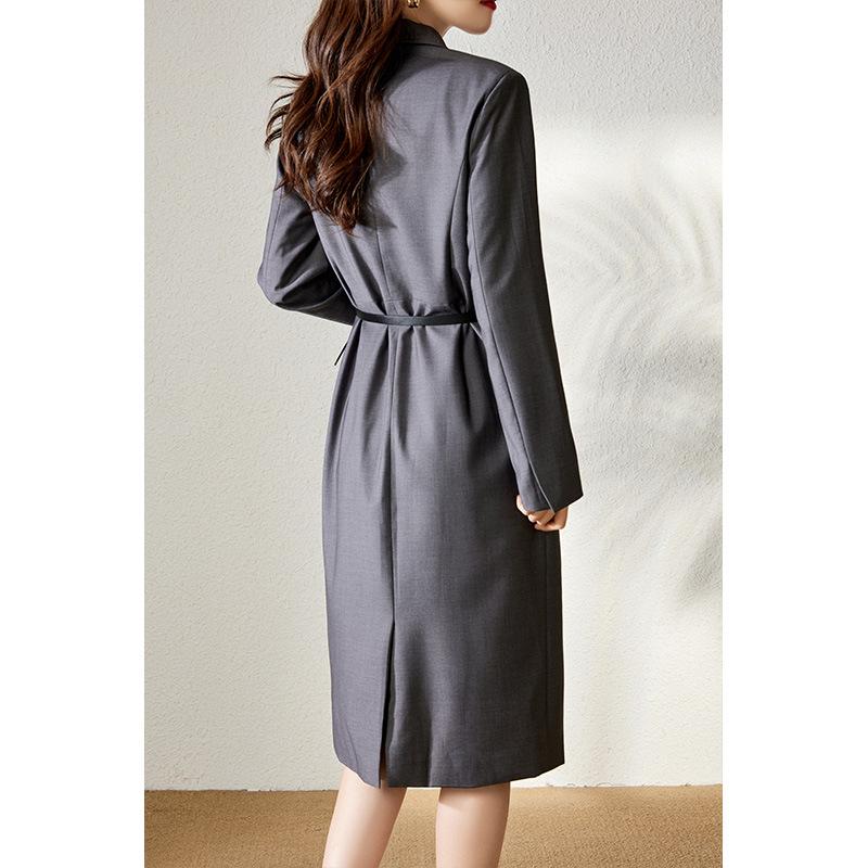 Wool autumn and winter trench coat long women's clothing new autumn and winter thin coat coat women's clothing