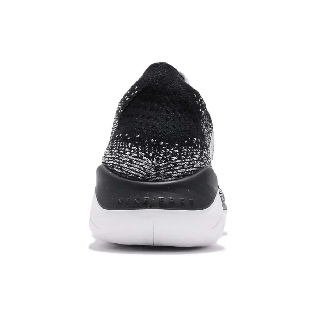 Nike Free RN Flyknit 2018 White Black Women Sneakers 942839-101