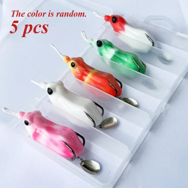 Frog Lure 6cm-14g Fishing Lure Carp Fishing Bait Swimbait Fishing Tackle Pesca Whopper Plopper Lure Bait Poisonous Magic Toad