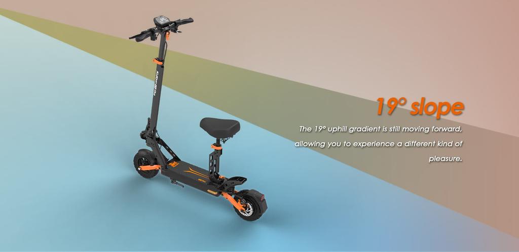 KuKirin G2 PRO 600W Elektroroller, 48V 15.6Ah 58km Reichweite, 45km/h, 9" Schlauchlose Reifen, Faltbarer E-Scooter