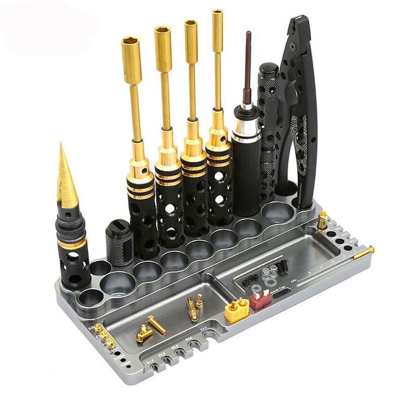 For Durable Metal RC Model Tool Rack for Organized Workspace and Easy Access to Screwdrivers Wire Cutters and Pliers