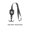 WET1 For Volkswagen VW Car Headrest Double Hook Black Rope Fixed Hook Adjusting Hanger Polo Jetta Sagitar Magotan Passat B5 B6 B7 CC