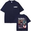 Hot Rapper Niro OX7 Album Graphic Tshirt Unisex Unisex Casual Cotton Vintage Male Hip Hop Fashion Pop Music Tshirts Streetwear