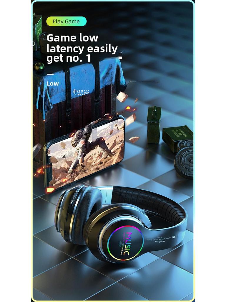 Cuffie Sportive Wireless VJ033 Bluetooth 5.0 (2021) - Disegno in metallo