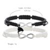 8-Shaped Lucky Hand Rope: European Style Adjustable Couple Bracelet