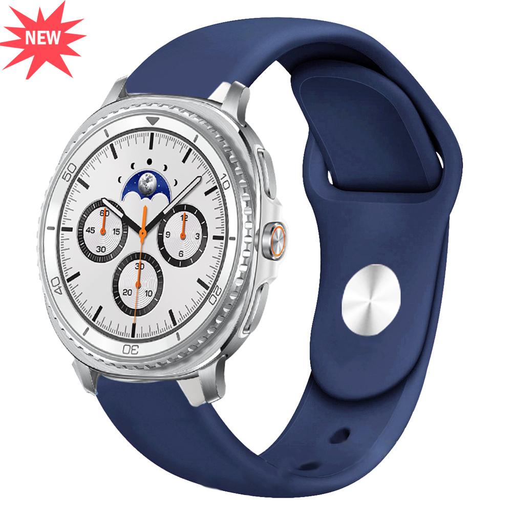 Watch Band For Samsung Galaxy Watch 6 Strap Replacement Silicone Bracelet Correas For Samsung Galaxy Watch 8 Classic 46mm