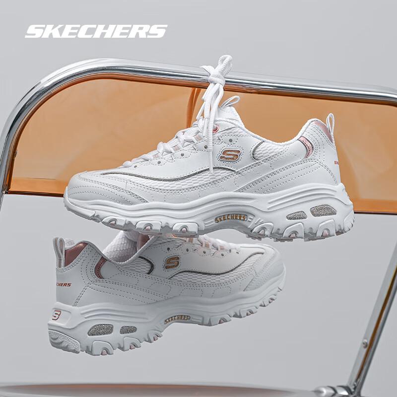Skechers Women's Shoes, Thick Soles Sneakers, Classic Versatile Casual Shoes Sports Shoes