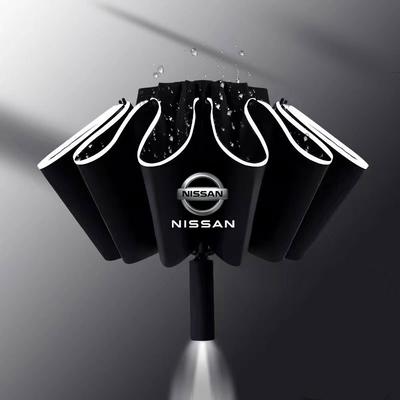 Deštník s LED reflexním proužkem Deštník do deště a větru Pro Nissan sentra Serena maxima Versa Juke Micra rogue tiida x-trail nismo