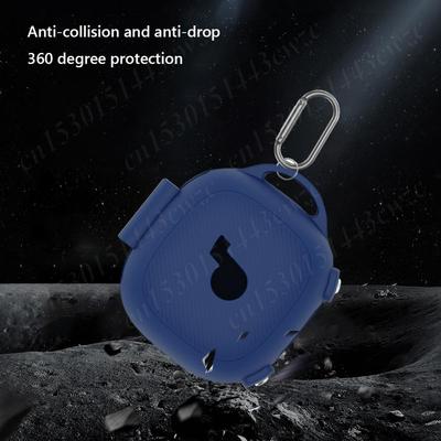 Silicone Case Cover with Carabiner Full Body Protective Case for Anker SoundCore Sport X20 Charging Case Earbuds Case Cover