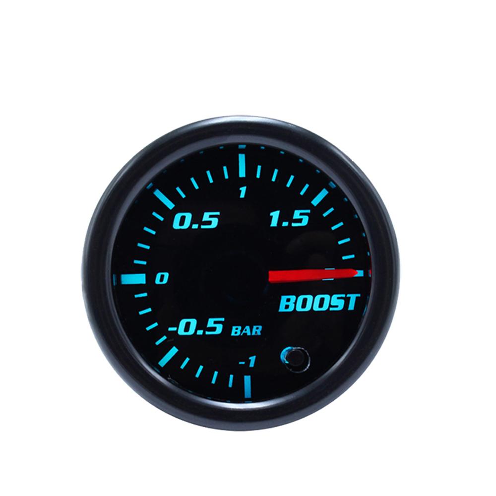OYOTE 2" 52MM Car Digital Turbo Boost Gauge LED&Bar logo with cup&without cup 7 Color Black Face