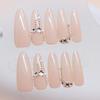 Chic Rhinestone Almond-Shaped Wearable Nails: Long, High-End Fairy Style False Nail Tips