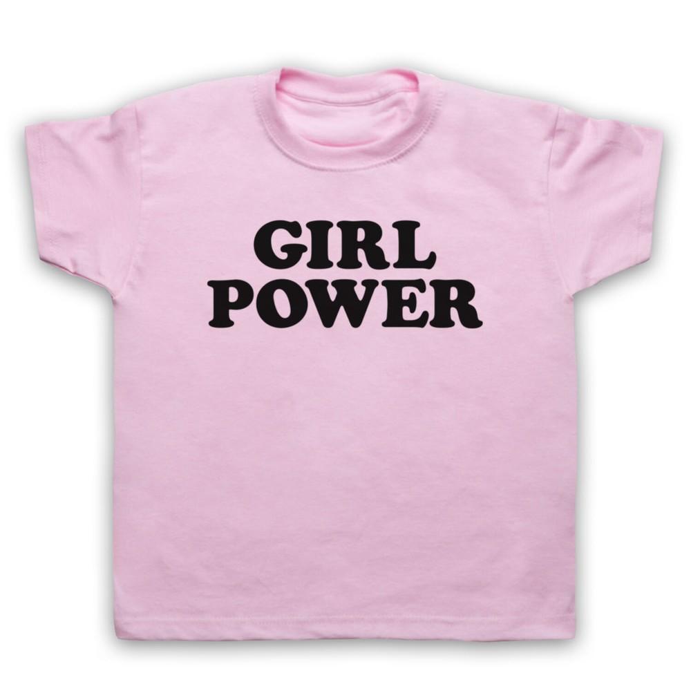 Girl Power Feminist Slogan Womens Rights Feminism Kids Childs T-Shirt