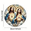 Religious Metal Wall Art Waterproof Rust Resistant Home Office Decor