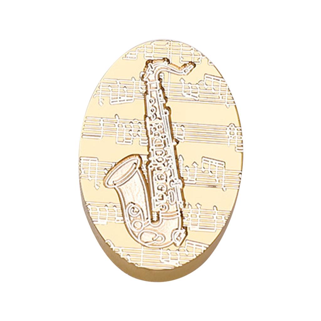Wax Seal Stamp Head Music Themed Sealing Wax Stamp Head Scrapbooking Stamps Head for Scrapbooking Envelope Invitations