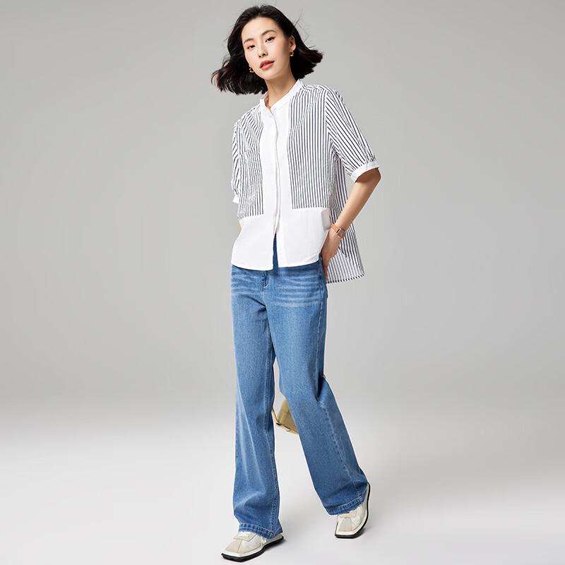 Women's Summer Striped Cotton Casual Shirt