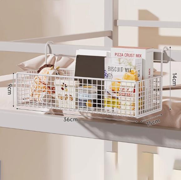 Grid Dormitory Storage Rack, Good Storage Rack, Bedside Bed, Basket Rack, Student Dormitory Wall