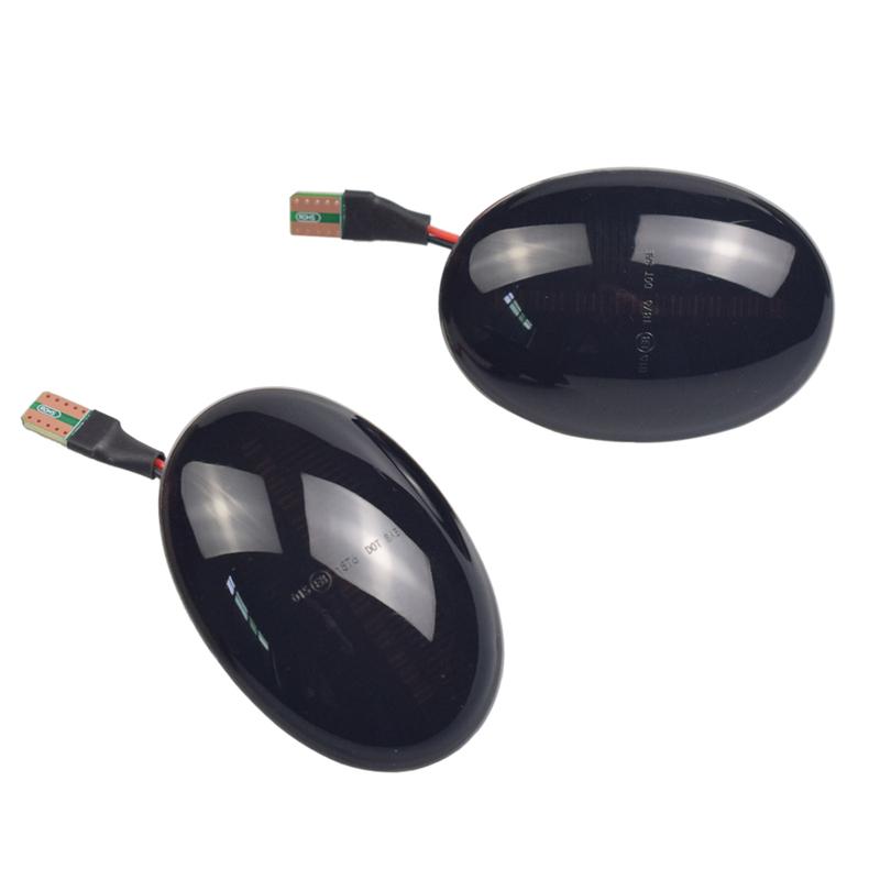 2X Car Flowing Side Repeater Lamp LED Dynamic Side Marker Light Indicator For BMW MINI Cooper R55 R56 R57 R58 R59 2007 2008-2013