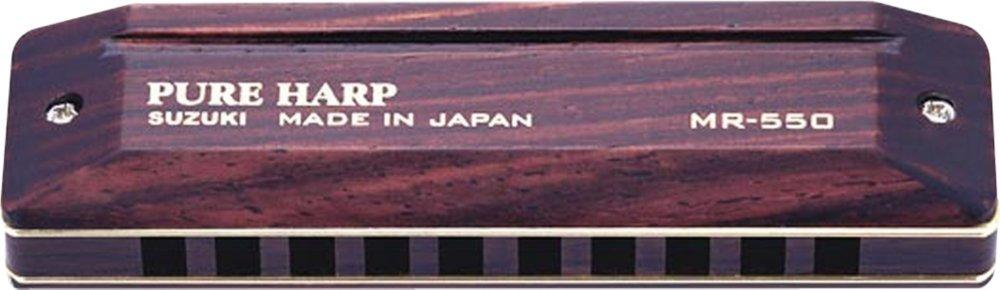 

SUZUKI 10 hole harmonica PURE HARP F tone MR-550