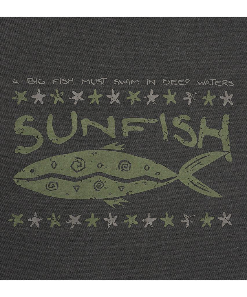 GAKKAI UNIONS Sunfish Pigment Short Sleeve T-Shirt Charcoal