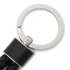 BOTTEGA VENETA Intrecciato Key 709727VMAY18803 Ring, Black, [Used]