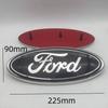 Car Sticker Ford New 2025 Hot 1pcs 3D for Ford Blue Black 225mmx90mm Car Front Head Hood Bonnet Emblem Rear Tail Bumper Trunk St