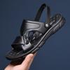 Fashion2024 Men's Fashion Handmade Sandals Leather Sandal for Man Comfortable and Durable Summer Outddoor Shoes Big Size 38-48