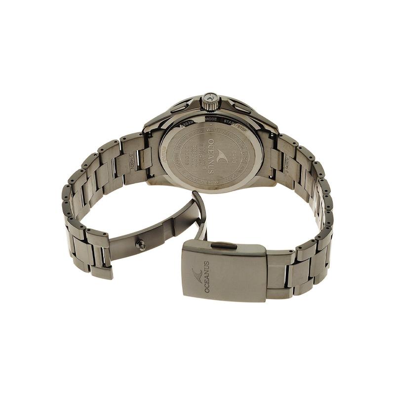 Casio Casual Business Waterproof Artificial Sapphire Three-hand Six-station Radio Wave Solar Quartz Movement Titanium Watch Strap OCW-T2600B-1AJF