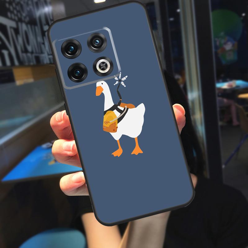 Cartoon Cute Goose Game Funda For OnePlus 13R 13 12 R 11 9 10 Pro 8T 9RT 10T OnePlus Nord CE 4 2 3 Lite N20 N30 Case
