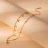 Light Luxury High-End Stainless Steel Diamond-Encrusted Bracelet, Moon Sun Love Geometry Does Not Fade Jewelry Women