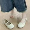 Soft-soled Mary Jane Small Leather Shoes Autumn French Beanie Shoes Ins Student Niche Flat-soled Evening Single Shoes