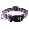 Dog Collar Print Floral Adjustable Soft Stylish Pet Collar for Small Medium Large Dogs M