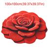 Special-shaped Sunflower Carpet Soft Absorbent Flower Carpet 60x60cm Non-slip Door Gasket for Living Room Tea Table Bedside