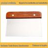Stainless Steel Dough Scraper with Wooden Handle
