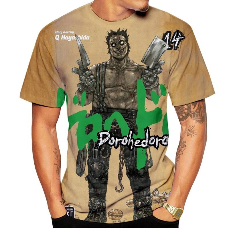 Fashionable anime character creative 3D printed T-shirt is fashionable, comfortableand personalized short sleeved shirt XXS