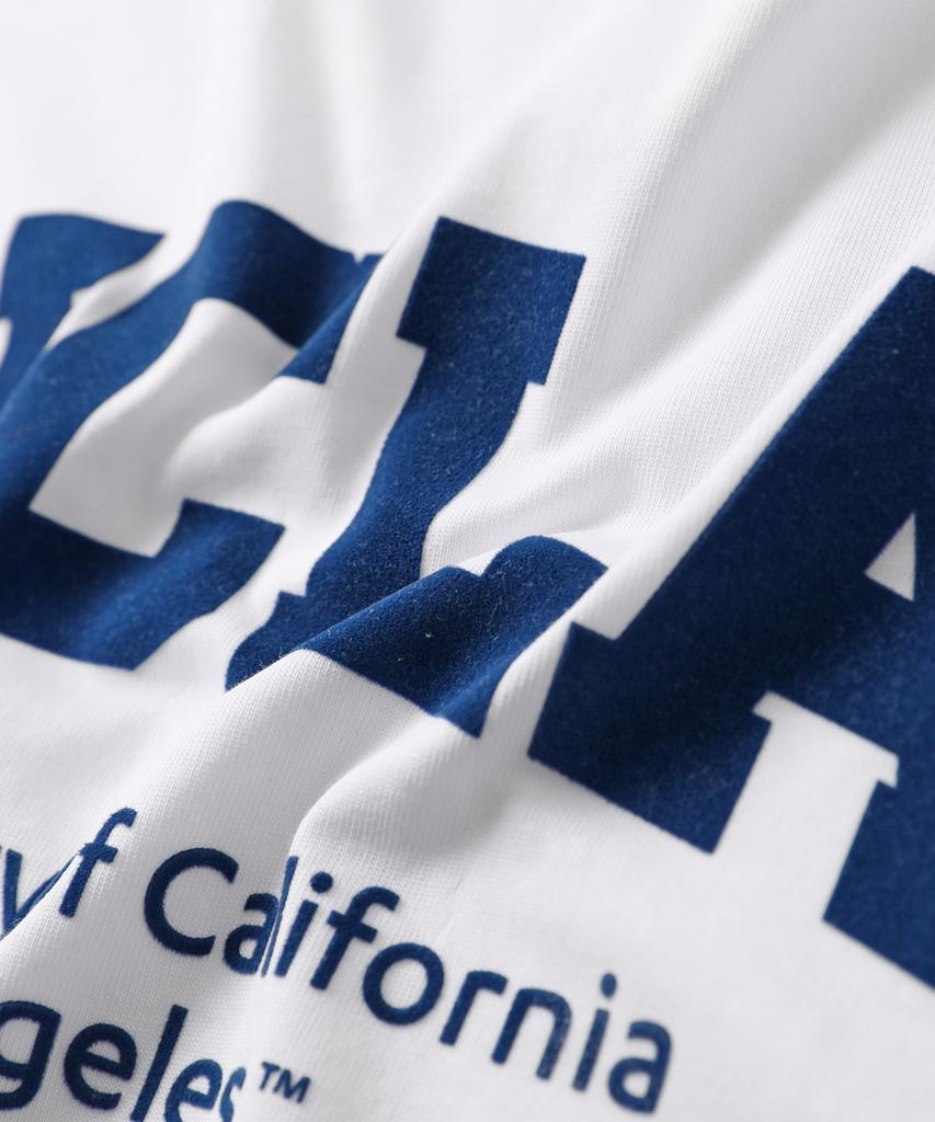 UCLA Ucla Basic Kurzarm-T-Shirt [Weiß](Ubmstk2)