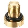 Durable Brass Coolant Expansion Screw Reliable Water Drainage Screw 17111712788 Replacement Suitable For E36 E39 E46