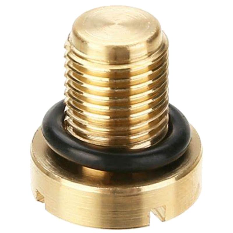 Durable Brass Coolant Expansion Screw Reliable Water Drainage Screw 17111712788 Replacement Suitable For E36 E39 E46