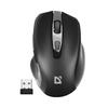 Draadloze muis Defender PRIME MB-053 optisch klikloos silent 1600dpi zwart